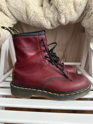 Botas dr martens granates
