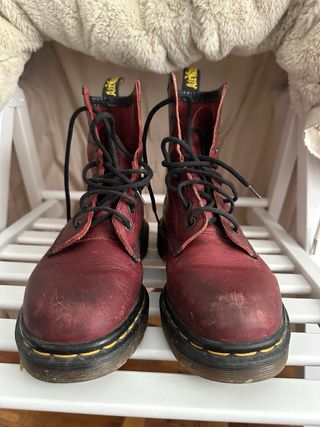 Botas dr martens granates