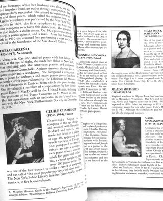 PIANO - MUJERES Compositoras