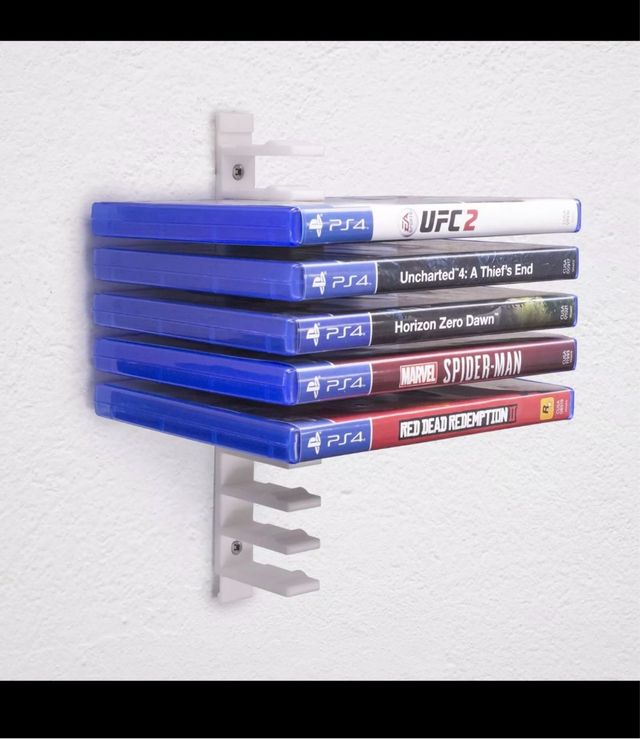 2pz Supporto da parete per giochi PS4/PS5