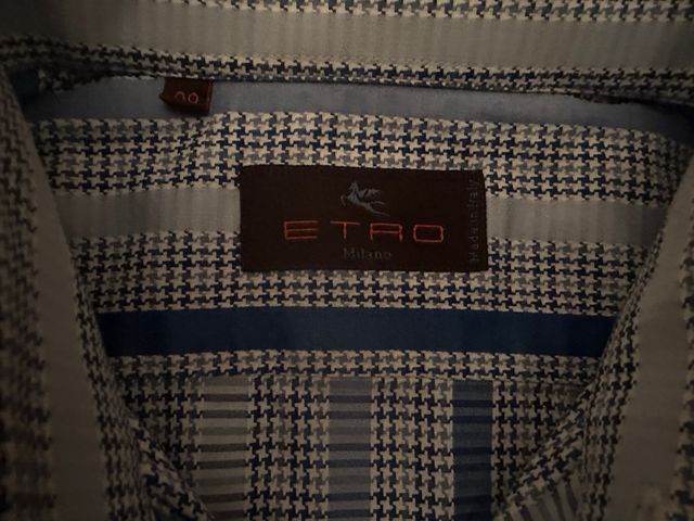 Etro camicia uomo tg IT 38