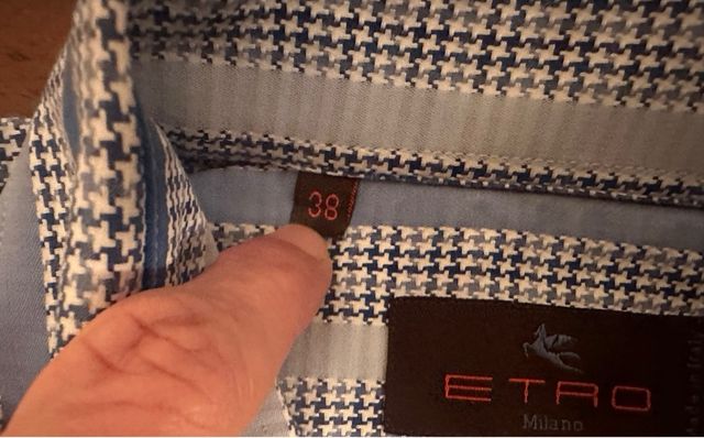 Etro camicia uomo tg IT 38