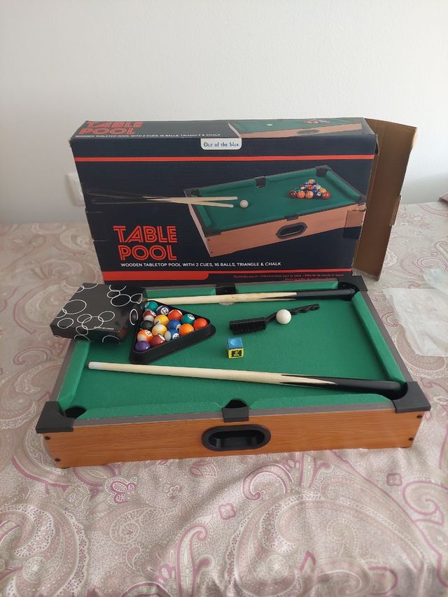 Mesa de villar de juguete