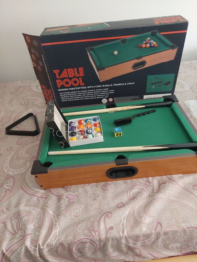 Mesa de villar de juguete