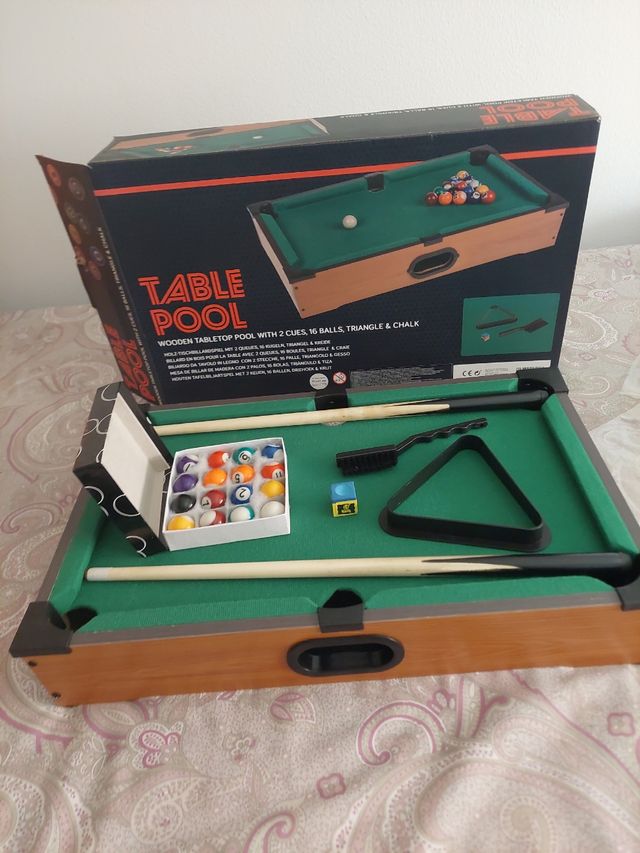 Mesa de villar de juguete