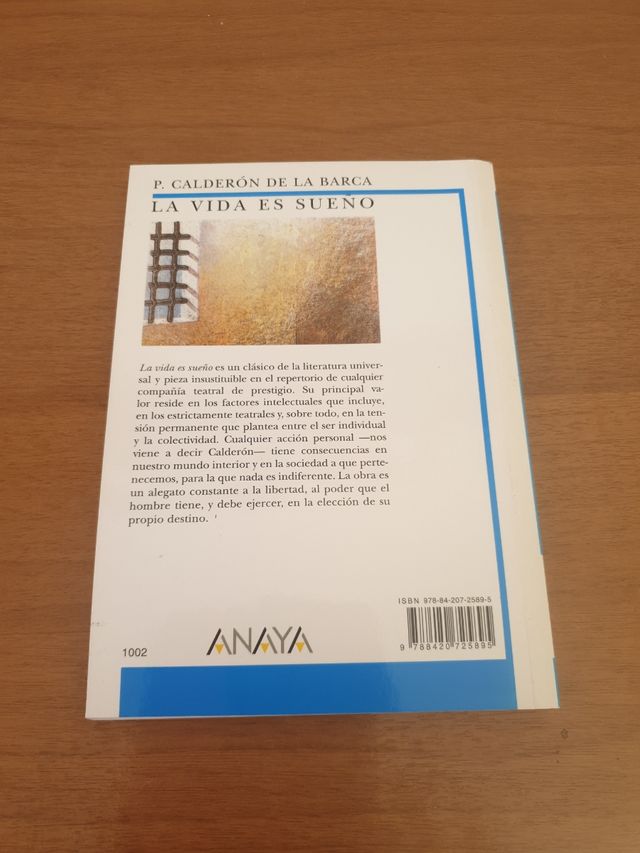 La vida es sueño (Biblioteca Didactica Anaya) (Spanish Edition)