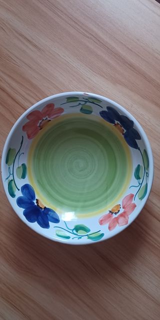 Ciotola ceramica artigianale, decorata 
