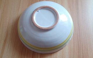 Ciotola ceramica artigianale, decorata 