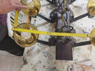 Lampadario rustico 6 lampade