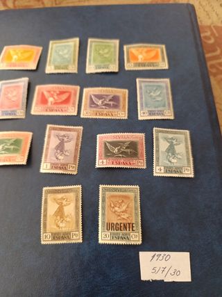 Sellos España 1930 edición 517-30