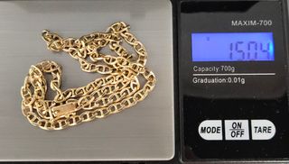 Cadena de Oro, Bilbao Barras, 15.04gr, 50cm