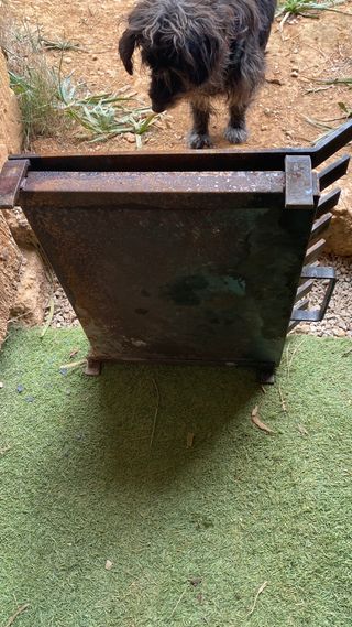 hierro para chimenea