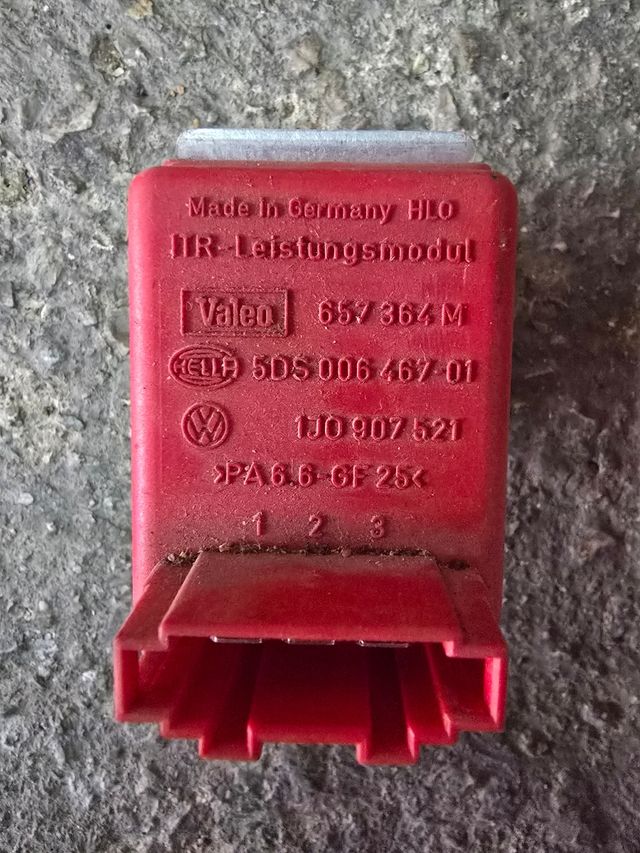 Resistencia calefacción de audi