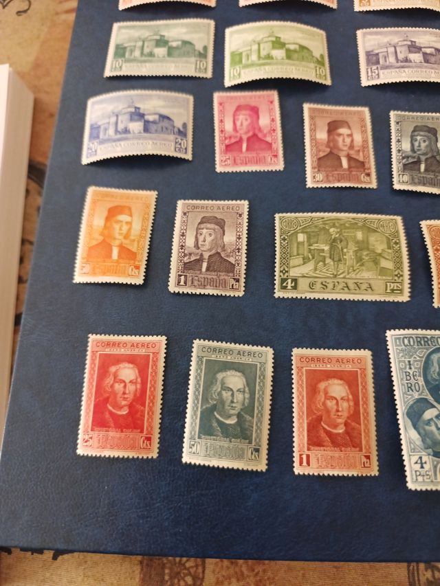 Lote 2 seriesSellos España 1930 
 aérea/Iberoamer,