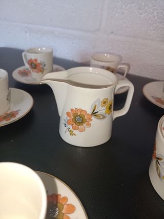 Servizio tazzine da caffe in porcellana vintage