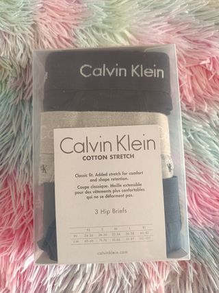 Caja de 3 calzoncillos slip algodón talla S 