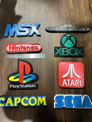 Pack logos 3D consolas videojuegos