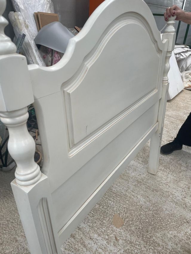 Cama completa de 105 de madera