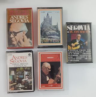 5 ANDRES SEGOVIA Cintas Cassettes Elige