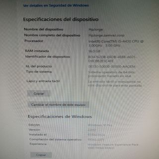 Hp i5 - 16gb -1tb hdd -SFF + monitor