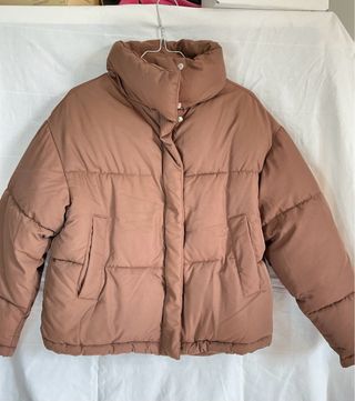 Piumino donna marron breshka tag Xs