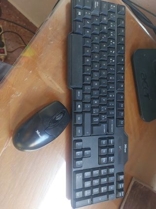 Teclado y ratón inalambrico
