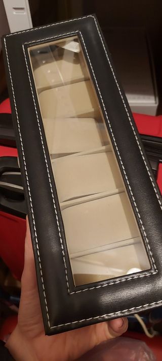 Scatola porta orologi 6pezzi