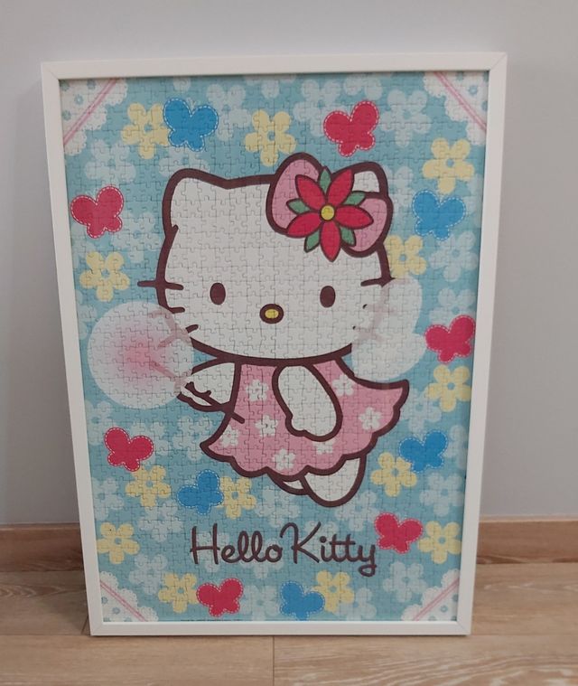 Quadro Hello Kitty 72 x 52 cm