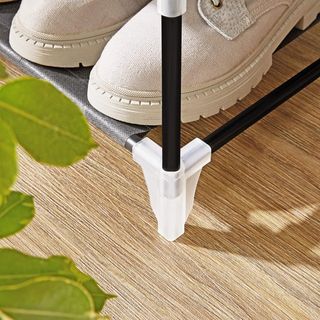 Zapatero Negro de 7 Niveles