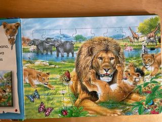 Animales salvajes Libro de puzzles