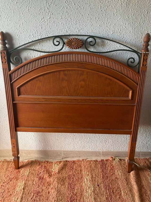 Cabezal madera y forja