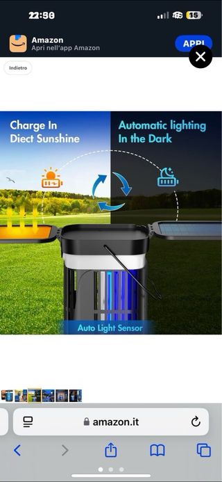 Zanzariera elettrificata