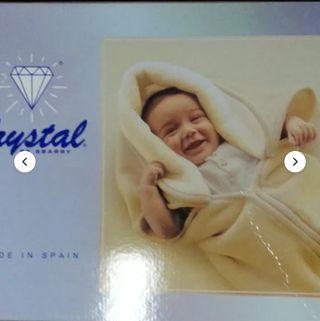 Manta rosa bebe convertible en saco NUEVA