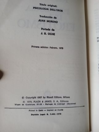 Psicología del erotismo Peter Kolosimo