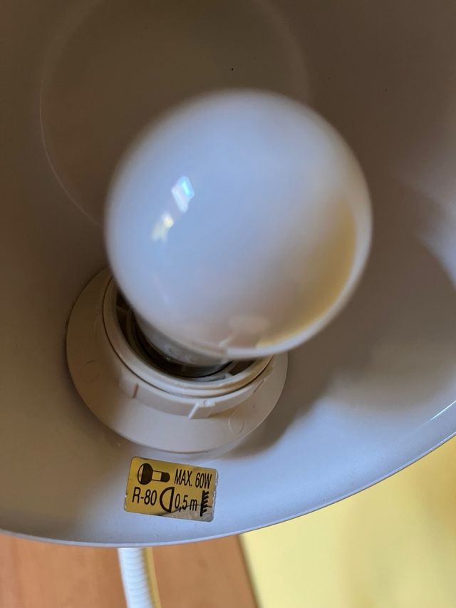 Lámpara de estudio blanca