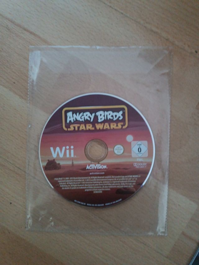 Juego Wii angry birds star wars