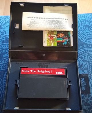 Juego Sonic 2 consola Sega Master System 