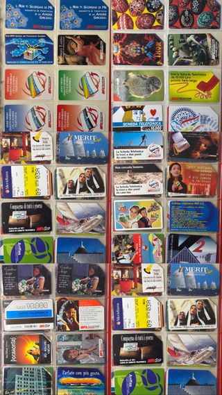 Schede telefoniche anni 80/90/00
