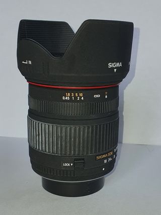 Objetivo zoom SIGMA 18-200mm, montura Pentax