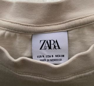 Camiseta Beige Zara