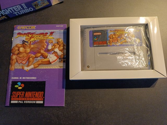 Street Fighter 2 Turbo SNES Super Nintendo ESP