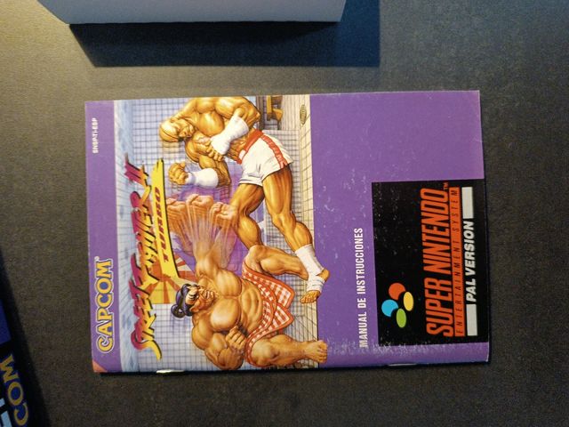 Street Fighter 2 Turbo SNES Super Nintendo ESP