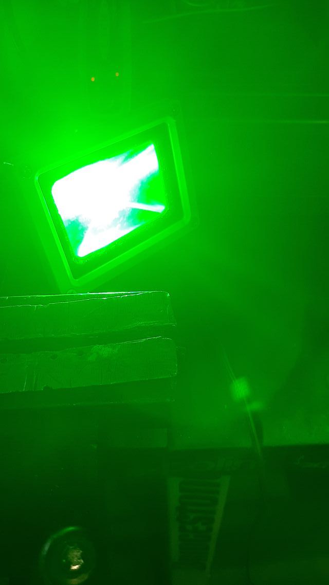 Foco exterior Led verde