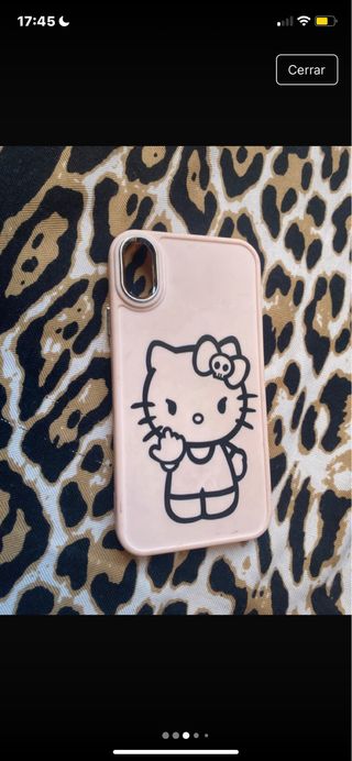iphonecase fundas iphone xr hello kitty leopardo