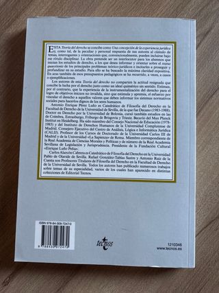 Teoría del Derecho: Enrique Pérez Luño