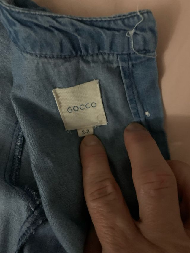 Blusa vaquera niña Gocco 3 años