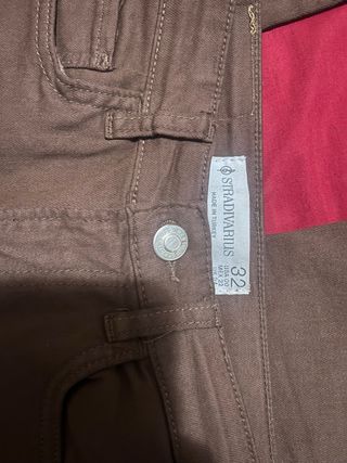 Pantalones campana marrones