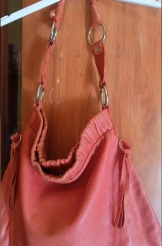 Bolso piel vintage 
