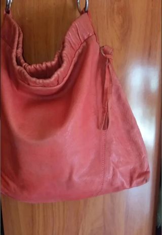 Bolso piel vintage 