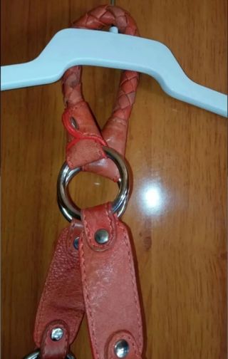 Bolso piel vintage 